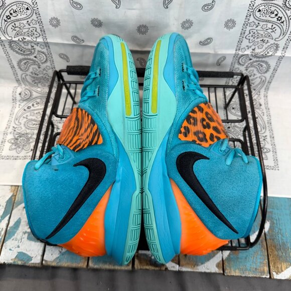 Nike Kyrie 6 Oracle Aqua Blue Green Suede Men's Basketball Shoes Size 8.5 - Picture 10 of 10